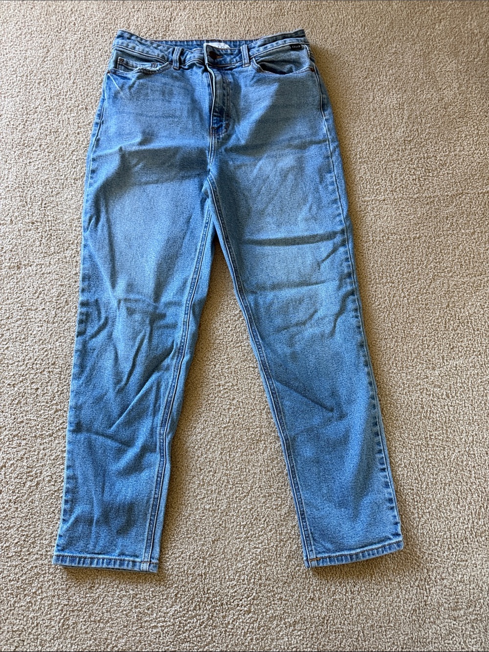 Cello Women's Light Blue Straight Leg Jeans